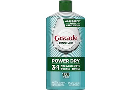 4 Cascade Dishwasher Rinse Aids