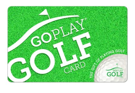 Go Play Golf $50 Gift Card