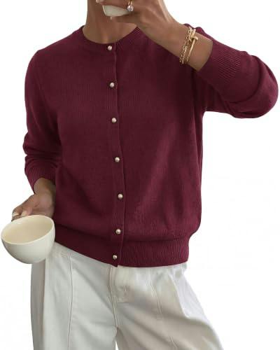BTFBM Women's Button Cardigan