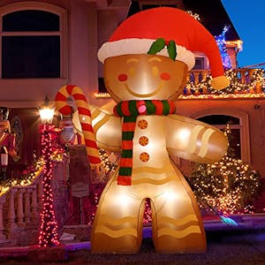 Christmas Inflatable Gingerbread Man