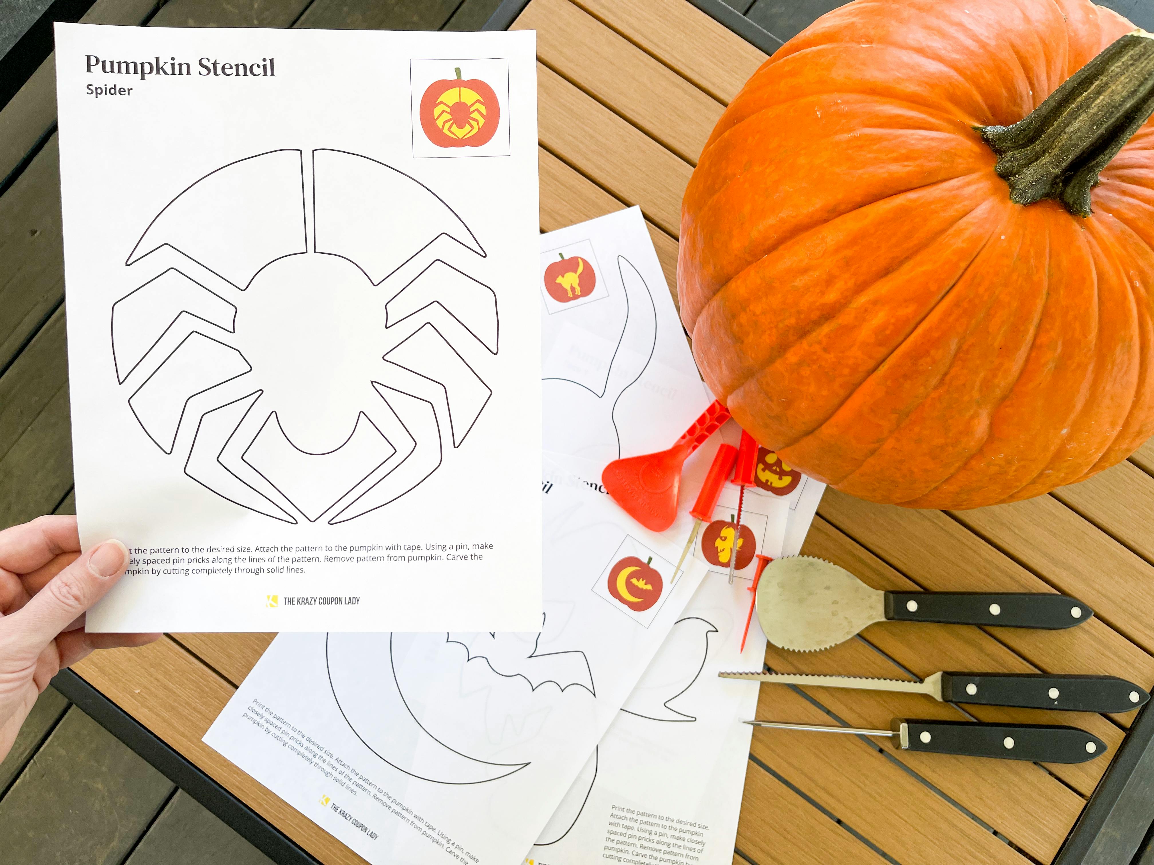 printable halloween pumpkin carving stencils