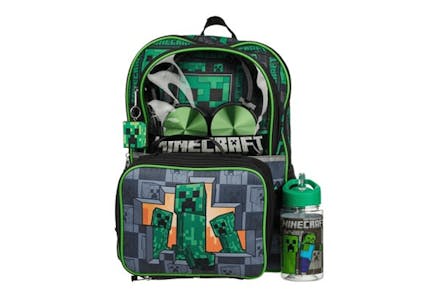 Minecraft Backpack Set