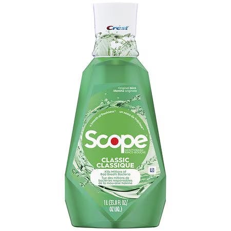 2 Crest Scope Mouthwashes