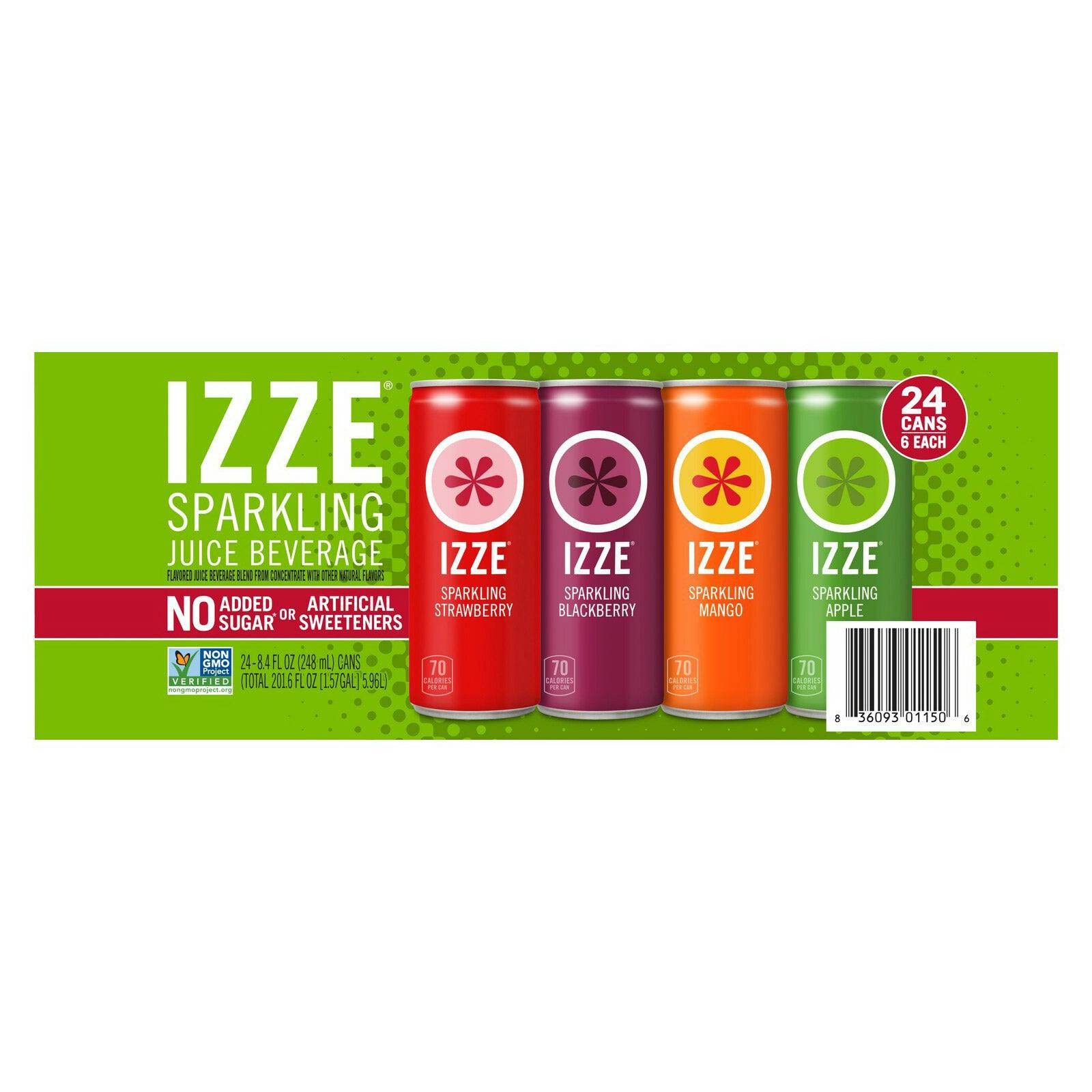 Izze Sparkling Juice 24-Pack