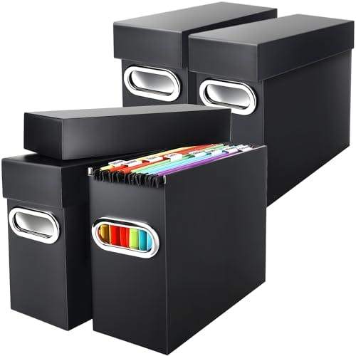 File Organizer Box 4-Pack