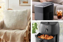 The Best Walmart Home Deals: $36 Ice Maker, $5 Decor Pillow, $34 Air Fryer card image