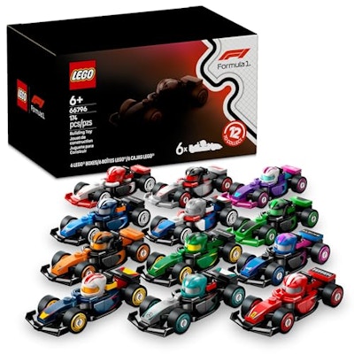 LEGO F1 Collectible Race Cars, 6 ct