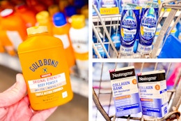 Goldbond, Dawn Dishsoap & Neutrogena Collagen Facial Product
