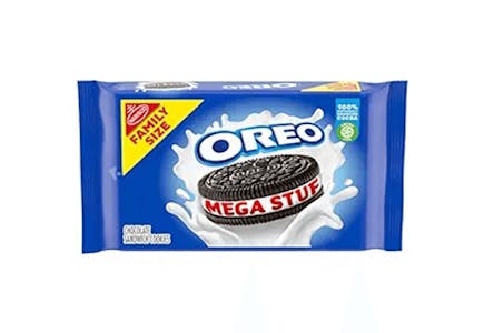 2 Oreo Mega Stuf Cookies