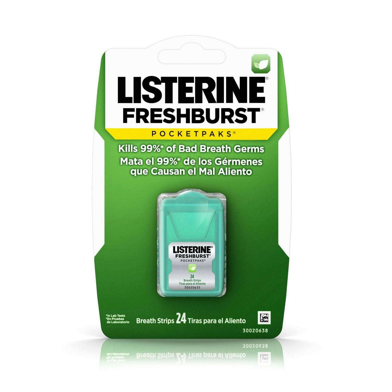 2 Listerine Breath Strips