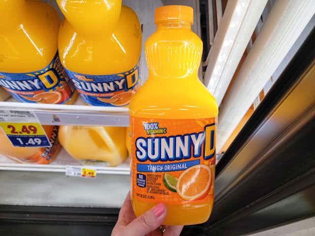 Sunny D Juice, Only $1.49 at Kroger card image