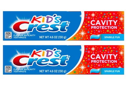 3 Crest Kid's Toothpastes