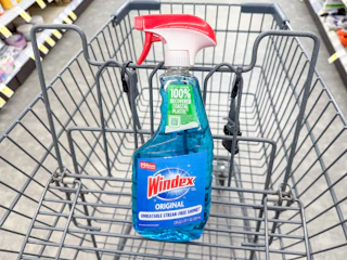 windex cleaner in walgreens cart