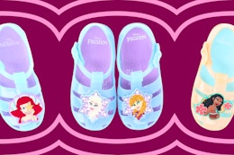 $8 Disney Toddler Jelly Sandals Spotted in Walmart's Online Clearance card image