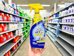 OxiClean Laundry Stain Remover, Only $1.82 at Walmart With Ibotta card image