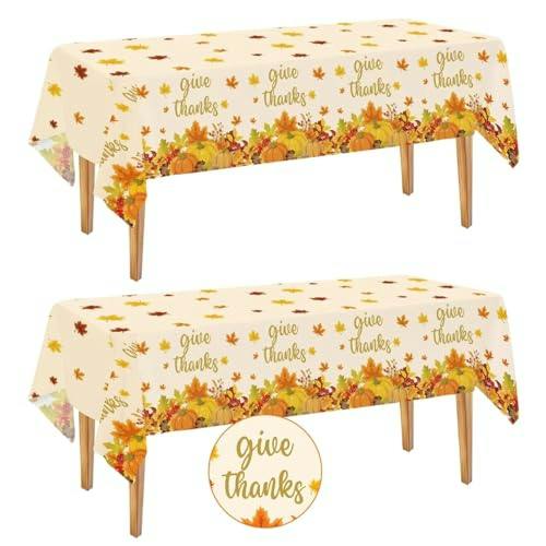 Thanksgiving Tablecloth 2-Pack
