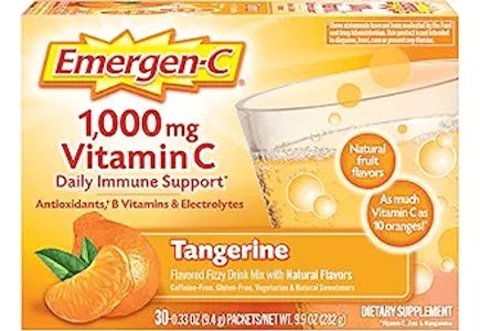 2 Emergen-C Supplement Powder Boxes