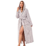 Women's Plush Hooded Robe