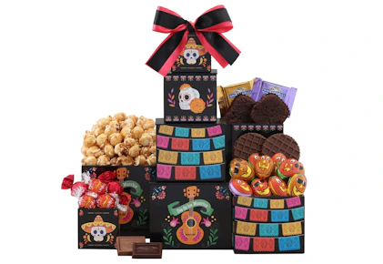 Day of the Dead Tower of Candy Treats