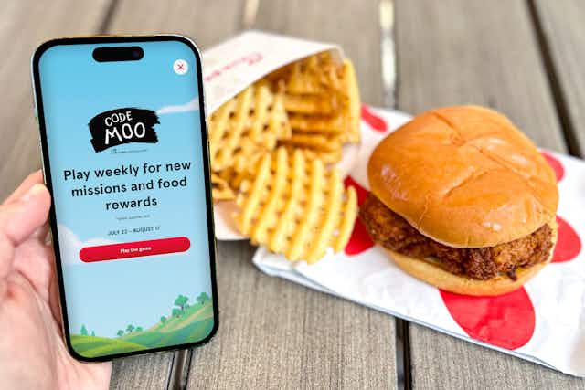 Chick-fil-A's Code Moo Game Happening NOW — Get Free 5-Piece Nuggets! card image