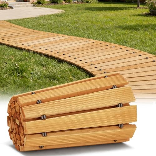 Wooden Garden Pathway