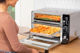 This $329 Ninja 12-in-1 Double Oven Is Now Just $170 Shipped at QVC card image