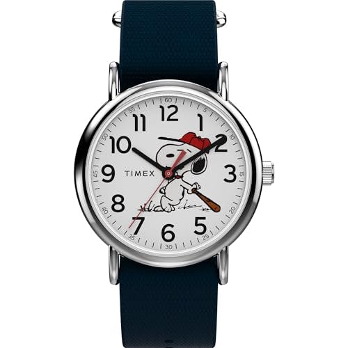 Men's Peanuts Weekender Baseball Watch