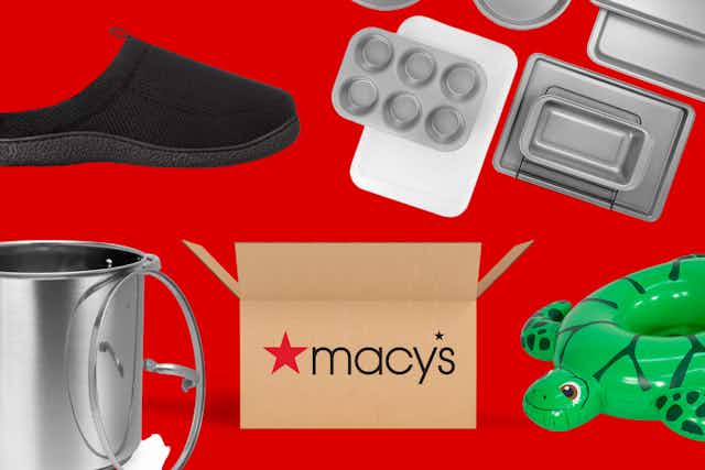 Shop Macy's Clearance: $13 Pool Tubes, $27 Bakeware Set and More card image