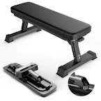 Gym Quality Foldable Flat Bench