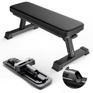 Gym Quality Foldable Flat Bench