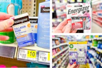 dollar general neutrogena, energizer, air wick 3-photo collage