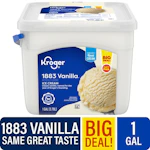 Kroger Ice Cream Tub