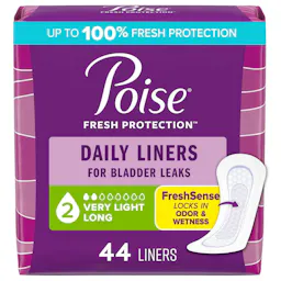 2 Poise Panty Liner Packs