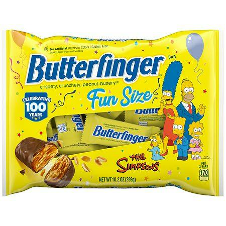 2 Butterfinger Fun Size Bags