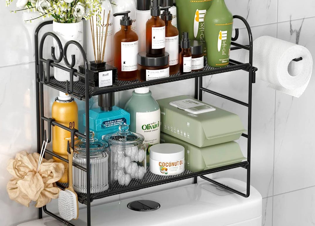 OvertheToilet Storage Shelf, Only 16.19 With Amazon Promo Code The