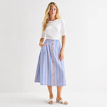 Women's Midi A-Line Skirt