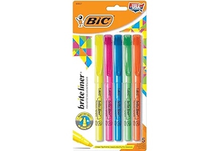 Bic Brite Liner Highlighters