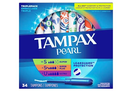 3 Tampax Tampons