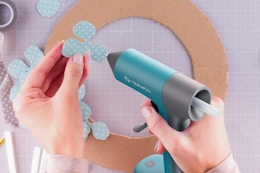 Hot Glue Gun With 20 Glue Sticks, Only $14.87 on Amazon (Reg. $30) card image