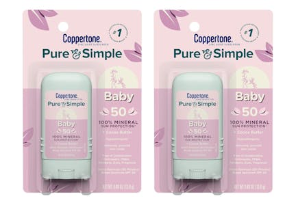 2 Coppertone Baby Sunscreens