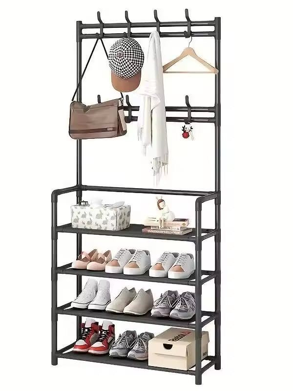 Clothing and Shoe Entrance Rack