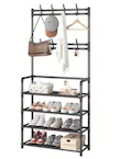 Clothing and Shoe Entrance Rack