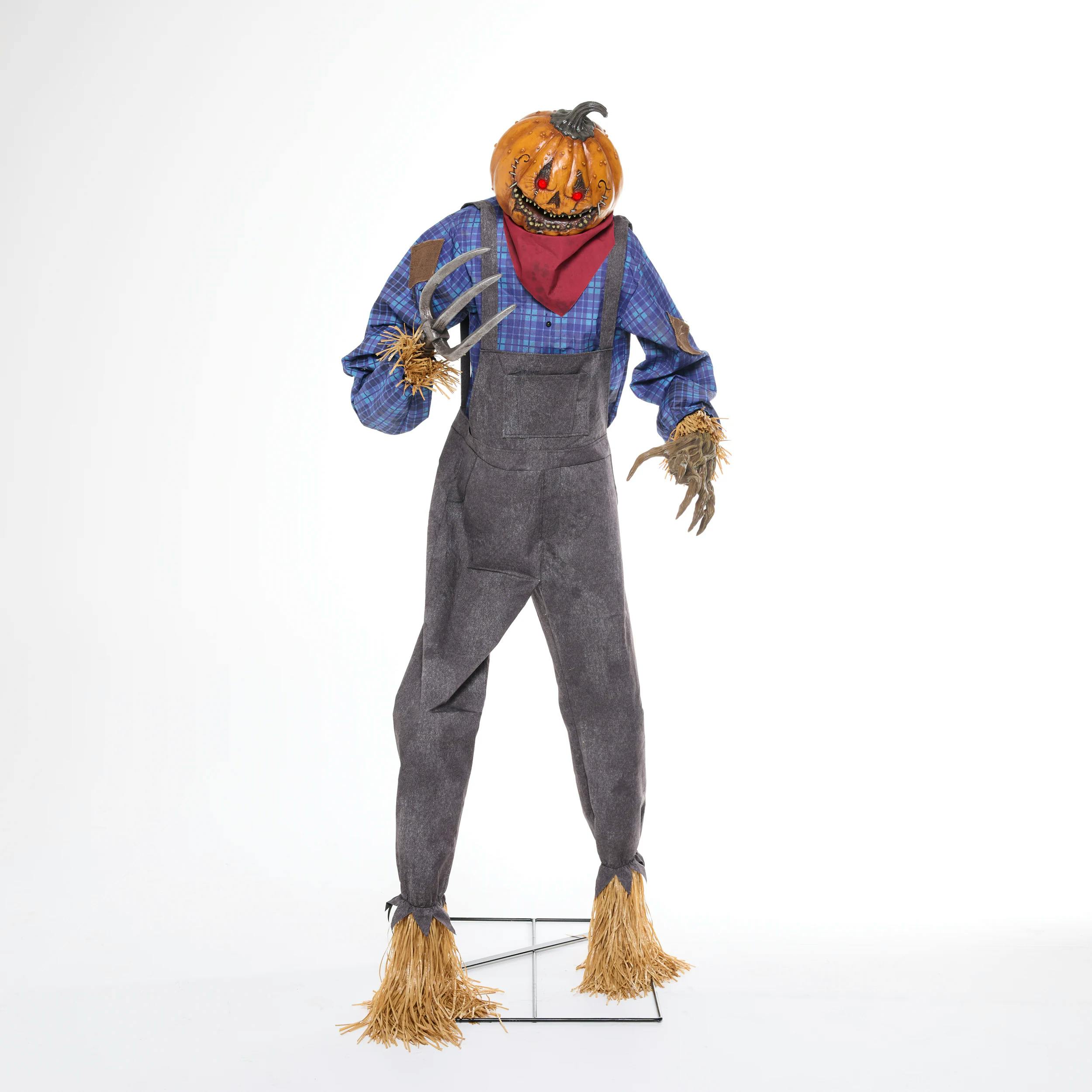 Motion Activated Pumpkin Scarecrow