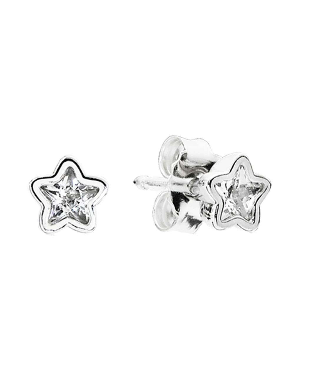 Pandora Silver CZ Starshine Studs