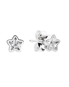 Pandora Silver CZ Starshine Studs