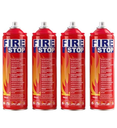 Fire Extinguisher Canister 4-Pack