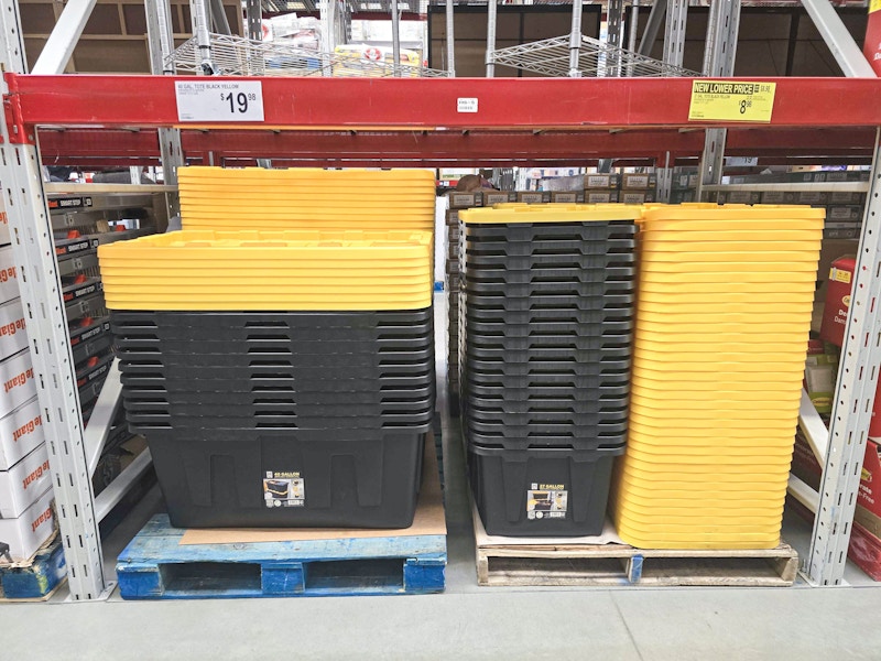 heavy duty storage totes
