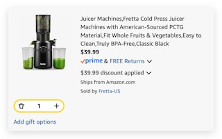 Fretta Cold Press Juicer