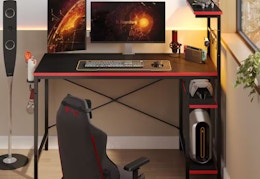 The Price Dropped to $59 on This Bestselling Gaming Desk at The Home Depot card image