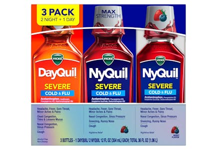 Vicks Dayquil and Nyquil 3-Pack